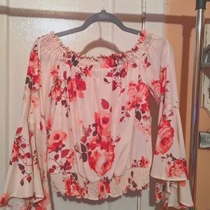 Mmcmmcmm Pink Floral Top